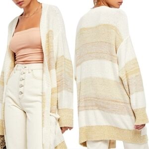 Free People Southport Beach Cardigan L